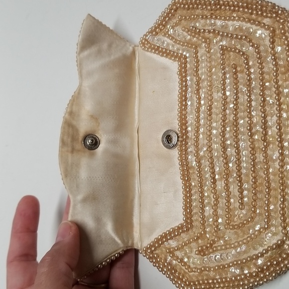{Vintage} 1940'S Beaded Evening Bag or Clutch - Picture 5 of 11